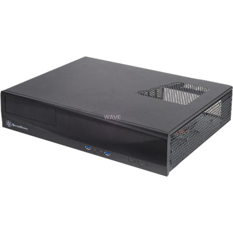 Silverstone milo ml03b boîtier de bureau (noir | 2x USB-A)