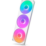 Nzxt f420 rgb core ventilateurs de boîtier (blanc, 3 pièces, 420 x 140 x 26 mm)