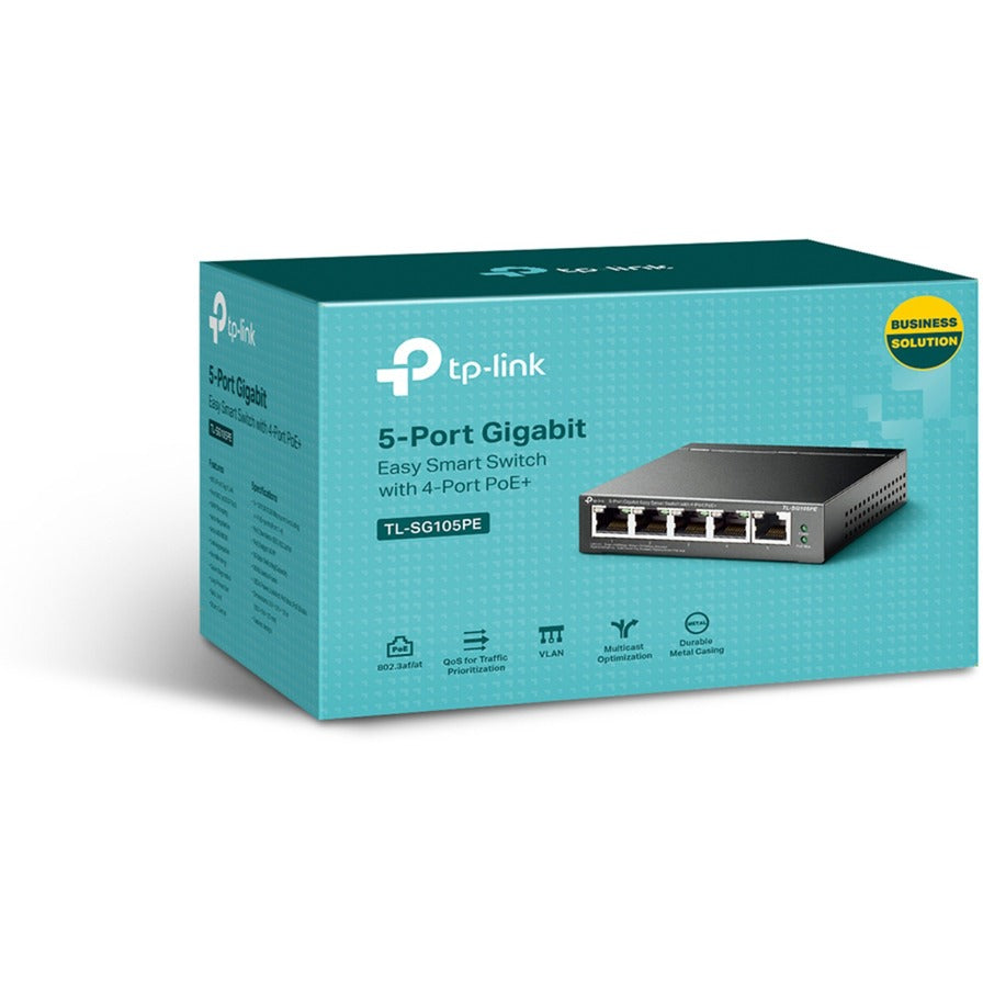 Commutateur tp-link tl-sg105pe (gris, poe)