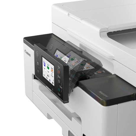 Canon maxify gx2051 all-in-one inkjetprinter met faxfunctie (wit, printen, kopiëren, scannen, faxen, wi-fi)