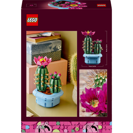 Lego botanicals cactus en fleurs - set de décoration végétale - 11509