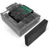 Boîtier htpc Silverstone sst-ml10b (noir | 2x usb-a)