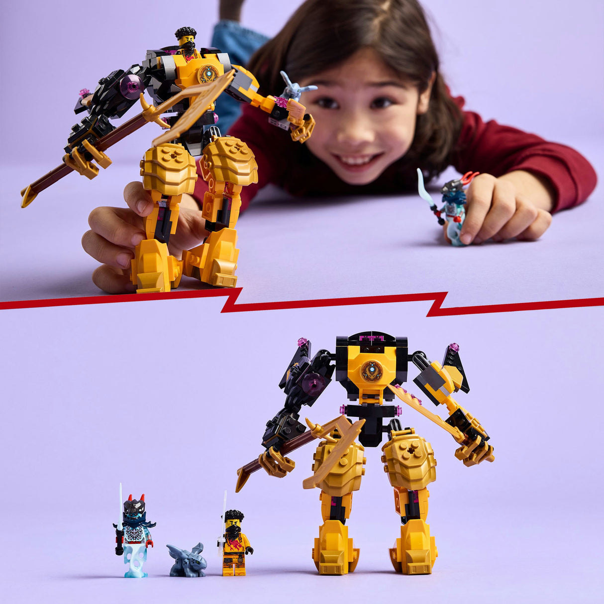 Lego Ninjago 71839 Le robot de combat spinjitzu d'Arin