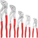 Knipex 001955s4 Jeu de 5 pinces à clés dans un sac en rouleau