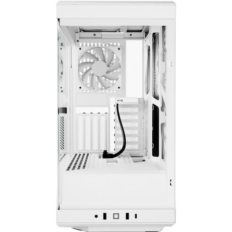 Boîtier tour midi Hyte y40 (blanc | 2x USB-A | 1x USB-C | verre trempé)