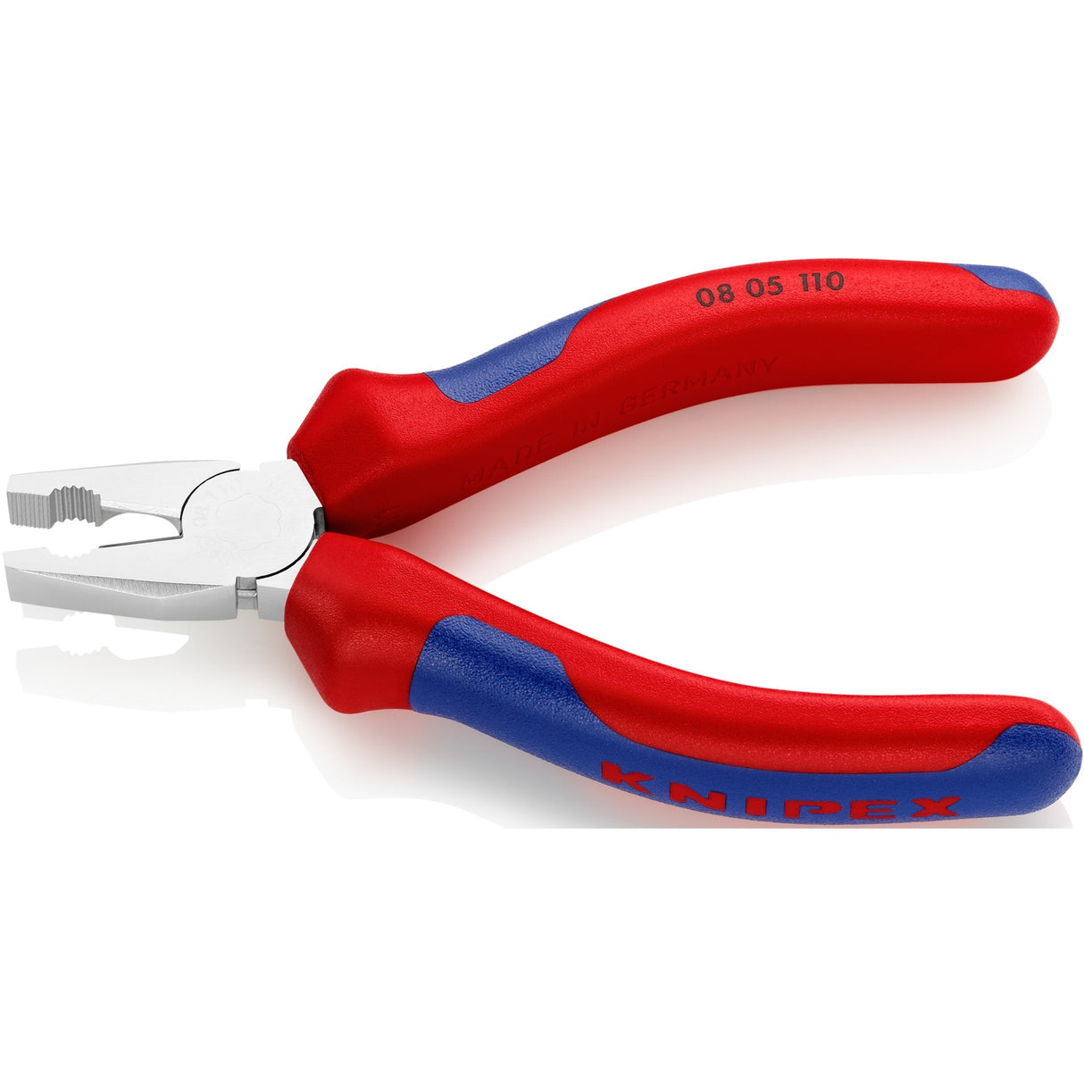 Knipex mini pince universelle 08 05 110 pince universelle (rouge bleu, longueur 110mm)