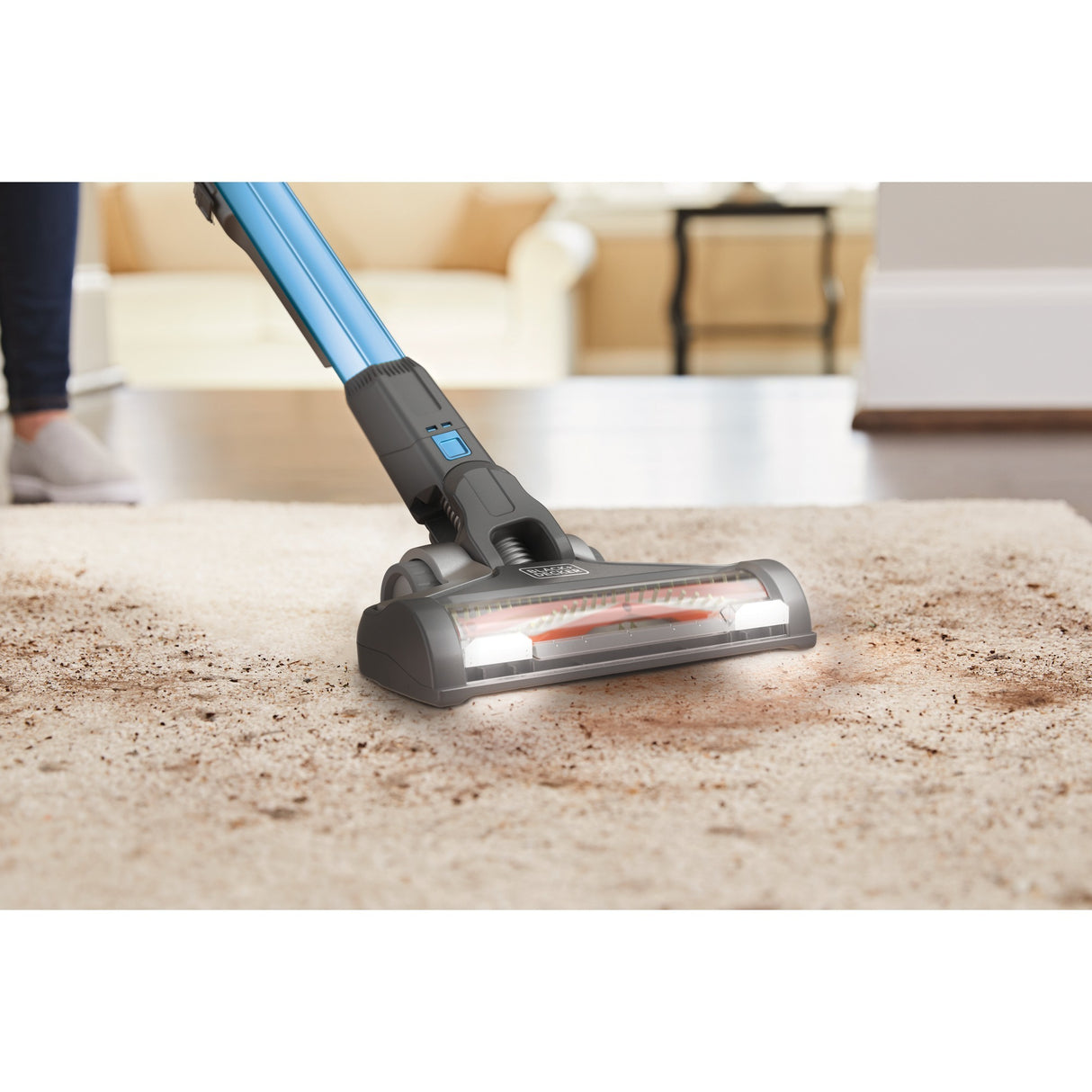 Aspirateur balai Black+decker 36v 4-en-1 (gris bleu clair)