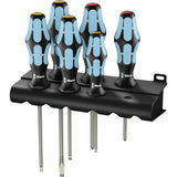 Wera 3334 6 Sett des tournevis, acier inoxydable + support, 6 parties