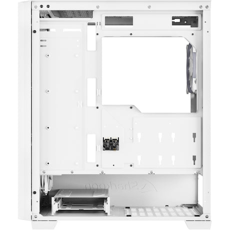Boîtier tour midi blanc Sharkoon vs9 rgb (blanc | 2x usb-a | 1x usb-c | rgb | verre trempé)