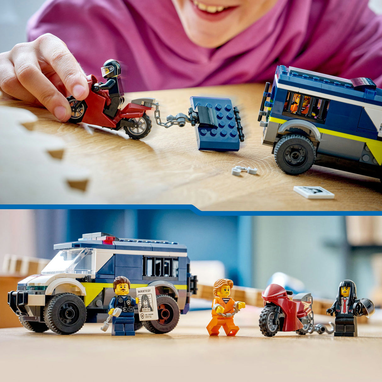 Lego city 60479, transport de prisonniers de la police