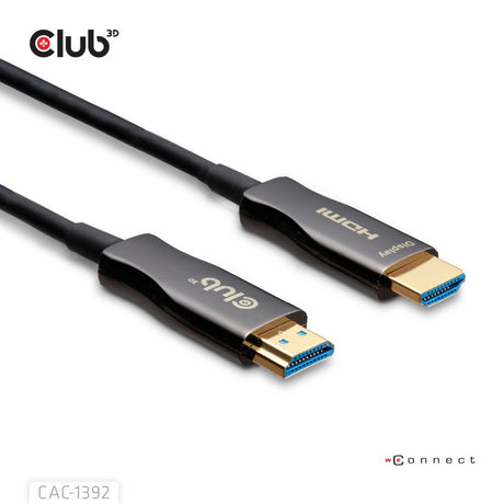Club 3d hdmi hybride aoc kabel (zwart, 30 meter)