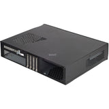 Silverstone milo ml03b boîtier de bureau (noir | 2x USB-A)