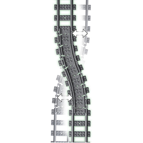Les voies du train urbain Lego 60205
