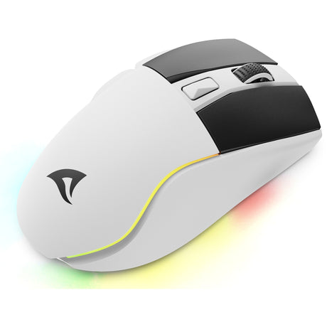 Souris de jeu Sharkoon Skiller sgm50w (blanc, 400 - 6400 dpi, LED RVB)