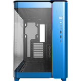 Boîtier tour midi Montech king 95 (bleu | 2x USB-A | 1x USB-C | RVB | verre trempé)