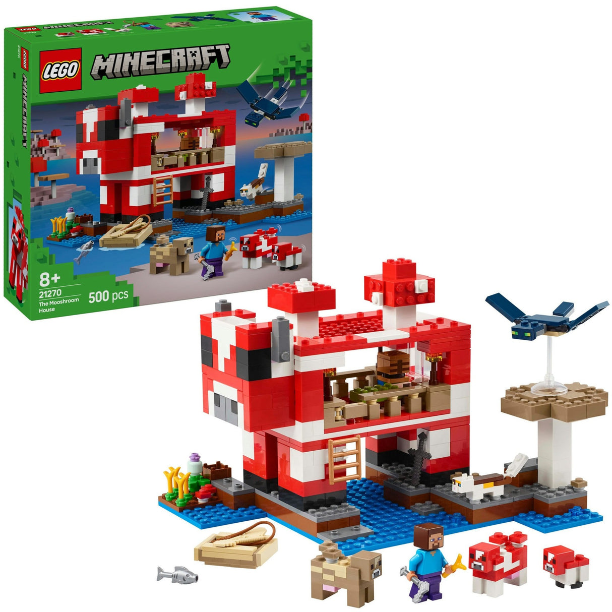 Lego minecraft 21270 la maison des champignons-moos