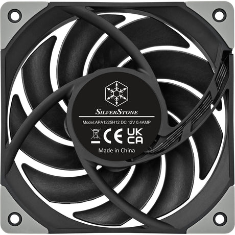 Ventilateur de boîtier Silverstone fhl120 (noir, 120 x 120 x 25 mm, pwm)