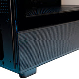 Boîtier mini tour Silverstone lucid 04 (noir | 2x USB-A | 1x USB-C | RVB | verre trempé)