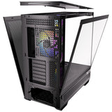 Boîtier tour midi Antec c7 argb (noir | 2x USB-A | 1x USB-C | verre trempé)