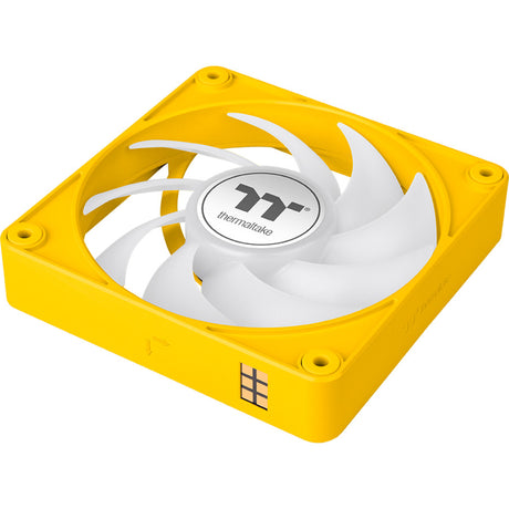 Thermaltake ct120 ex argb sync ventilateur de refroidissement PC bumblebee (pack de 3 ventilateurs) ventilateurs de boîtier (jaune, 3 pièces, 120 x 120 x 25 mm, pwm)