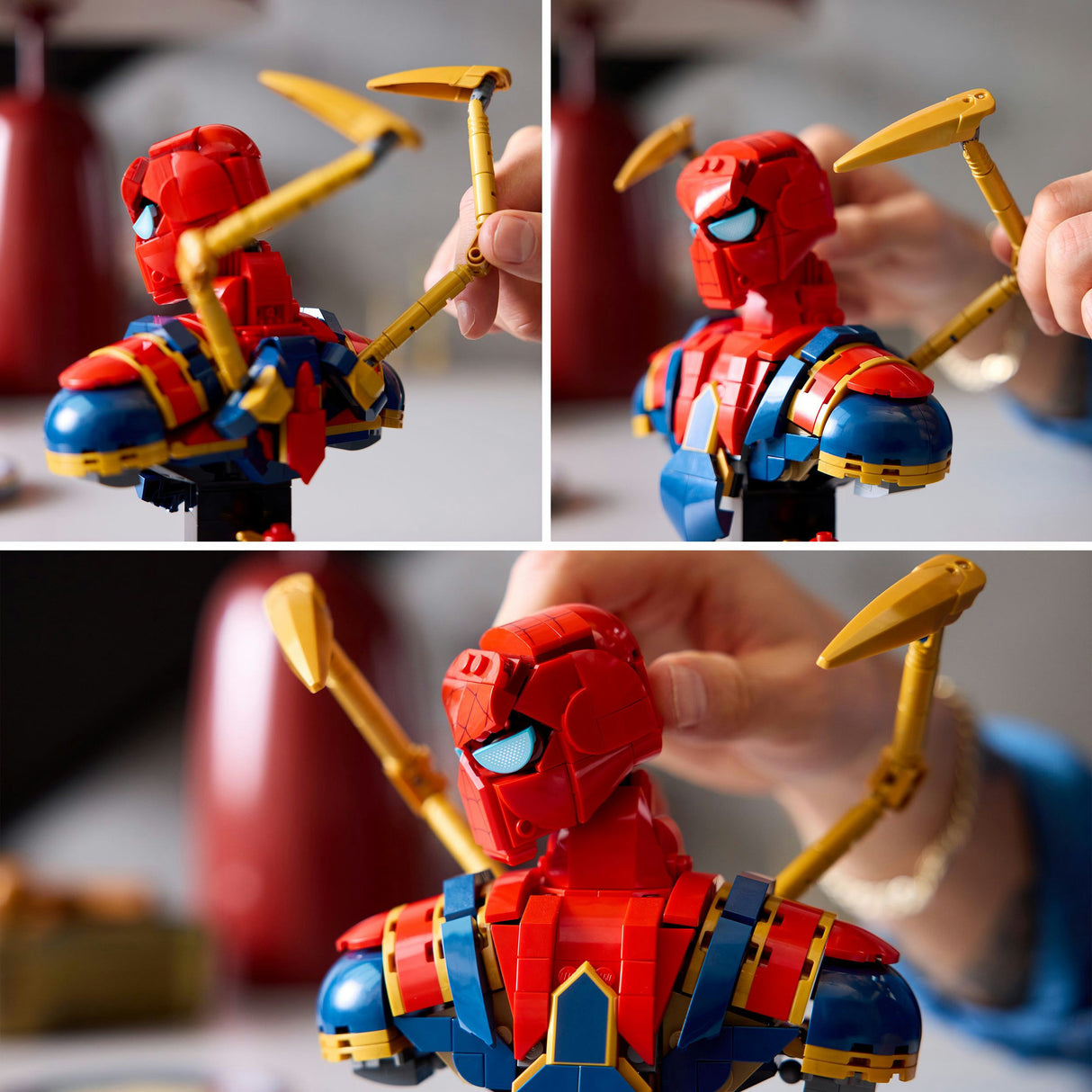 Lego super héros 76326 buste de Spider-Man en fer