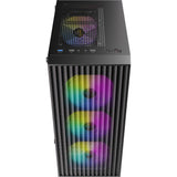 Boîtier tour midi Antec ax27 rgb Elite (noir | 3x USB-A | verre trempé)