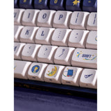 Clavier de jeu mécanique RVB Iqunix F97 Starry Tryst (bleu foncé, disposition américaine (QWERTY), rouge Gateron, 96 %, LED RVB, remplaçable à chaud, PBT, 2,4 GHz | Bluetooth 5.1 | USB-C)