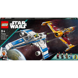 Lego Star Wars - Jouet de construction New Republic e-wing contre le Starfighter de Shin Hati (75364)