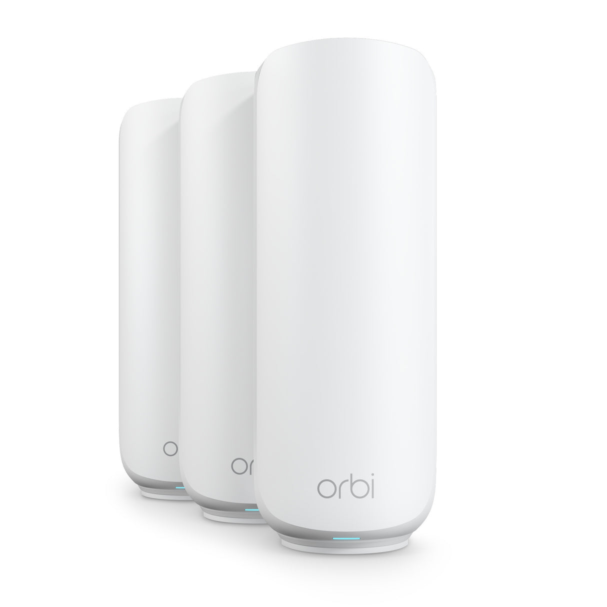 Netgear Orbi 370 Système maillé WiFi, système maillé WiFi 7 double bande, routeur maillé 3 pièces (blanc, 1x routeur Orbi WiFi 7 (RBE371), 2x satellites Orbi WiFi 7 (RBE370))