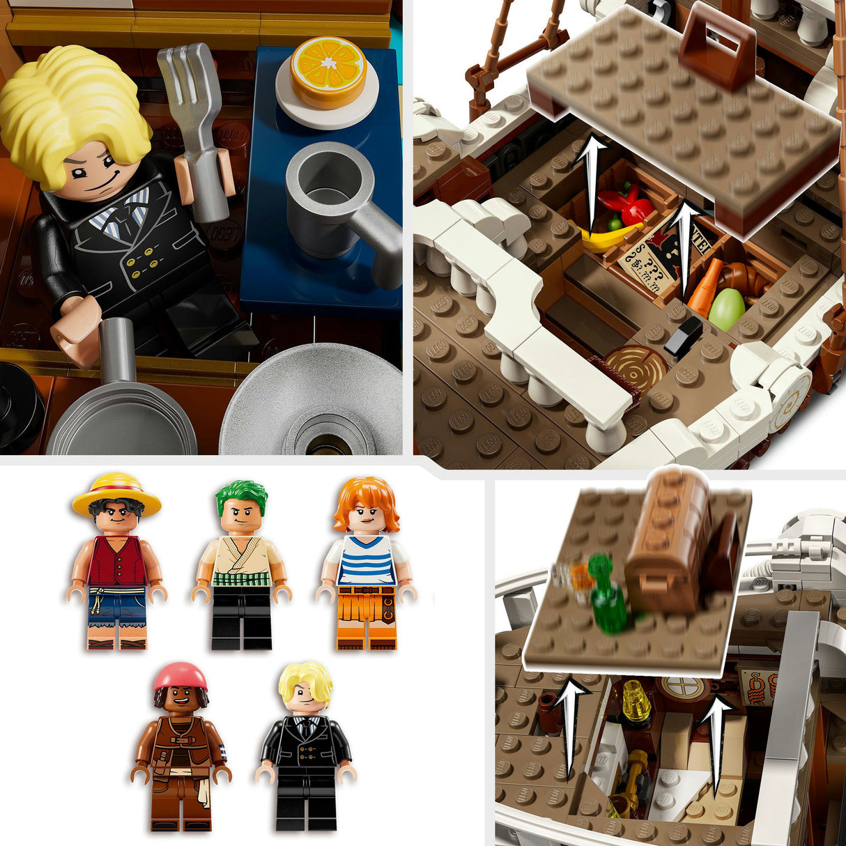 Lego ® One Piece Le bateau pirate va joyeux ensemble de construction - 75639