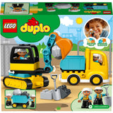 Excavatrice LEGO 10931 Duplo Truck avec des chenilles