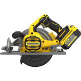 Scie circulaire Stanley fatmax v20 18v scie circulaire à main 190mm (noir jaune, batterie et chargeur inclus, avec étui)