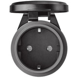 Prise extérieure compacte Click-on-Click-Off AGC-3500, noire