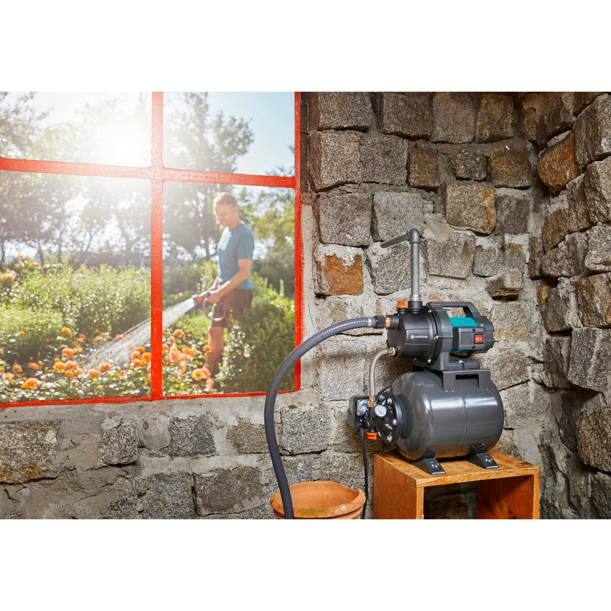 Produits Gardena pompe pressurisée 3700 4