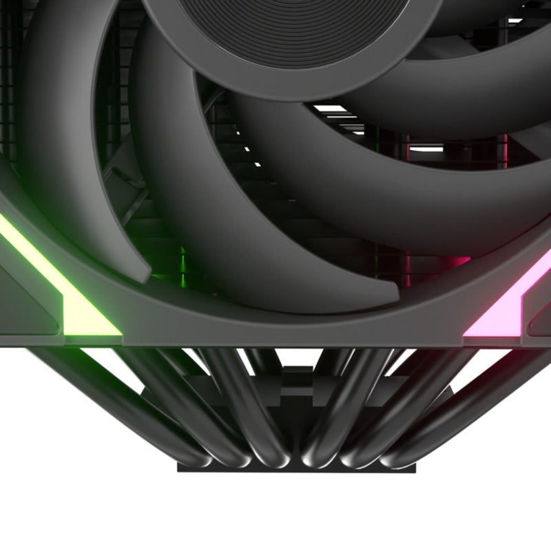 Refroidisseur de processeur Xyz PC Gear Thermax 6 Duo RGB (noir, ARGB, PWM)