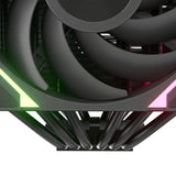 Refroidisseur de processeur Xyz PC Gear Thermax 6 Duo RGB (noir, ARGB, PWM)