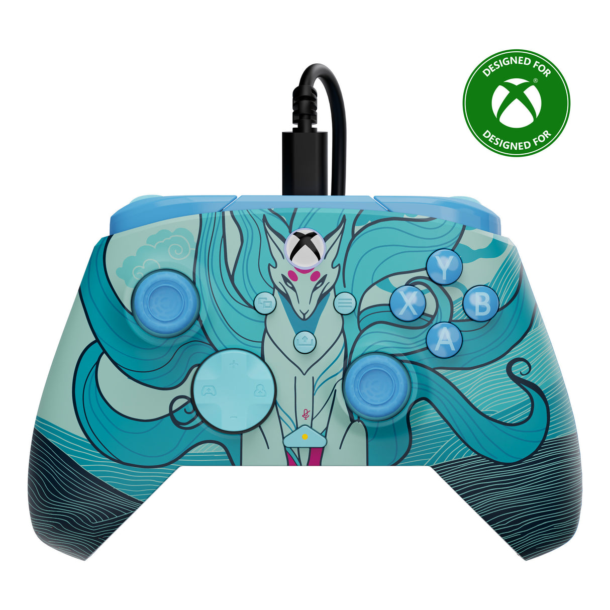 Manette filaire avancée Turtle Beach Rematch (Blue Kitsune, Xbox Series X|S, Xbox One, PC)