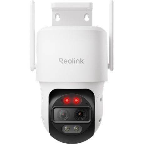 Reolink W760-A, caméra de sécurité PTZ à double objectif 4K (blanc, 4K, 8MP, double objectif, WiFi 6, AI ISP)