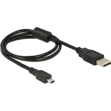 Câble Delock Câble USB 2.0-A > USB mini-B 5 broches 0,70 m (noir)