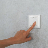 Shelly blu wall switch 4 + gira merten adapter schakelaar (wit, bluetooth 4.2)