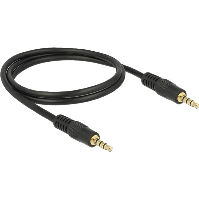 Delock Câble 3,5 mm mâle > 3,5 mm mâle (noir, 1 mètre)