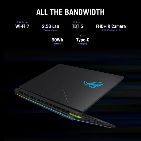 Ordinateur portable de jeu Asus ROG Strix G18 G815LR-S9103W 18 Copilot+ (noir gris | Core Ultra 9 275HX | RTX 5070 Ti | 32 Go | SSD 2 To)
