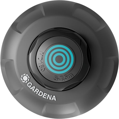 Arroseur escamotable Gardena md180 (gris noir, distance de pulvérisation entre 5 m et 7,5 m)