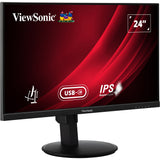 Moniteur Viewsonic vg2409-mhdu-2 24 (noir, 1x HDMI, 1x port d'affichage, USB-C, USB-A, USB-B, 100 Hz)