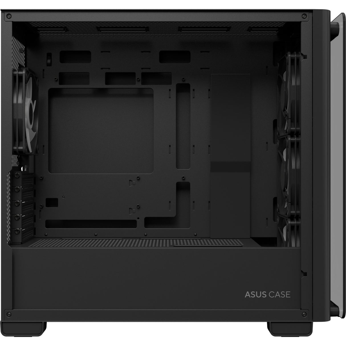 Boîtier mini tour Asus a23 plus (noir | 2x USB-A | 1x USB-C | RVB | verre trempé)