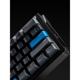 Clavier de jeu à commutateur magnétique Iqunix ez60 (noir, disposition américaine (qwerty), jeu de jade magnétique Gateron, 60 %, RVB, touches PBT double injection)