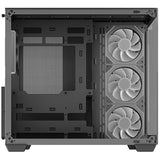 Boîtier tour midi Deepcool CG530 4f (noir | 2x USB-A | 1x USB-C | RGB | verre trempé)