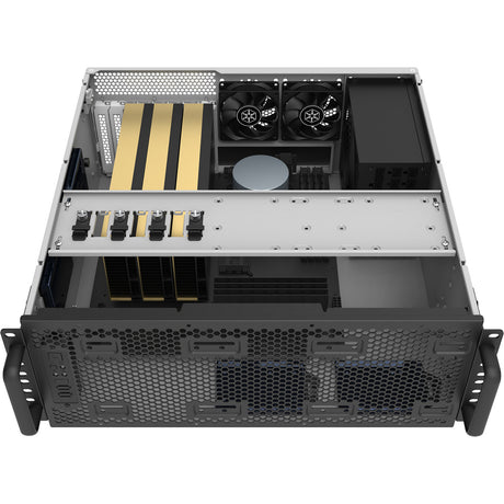 Boîtier rack Silverstone rm4a (noir | 4u | usb-c)