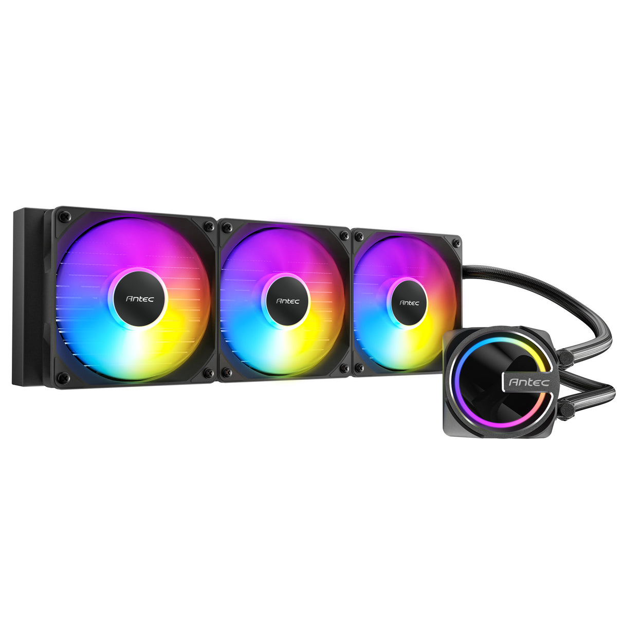 Refroidissement par eau Antec skeleton 360 argb (noir)
