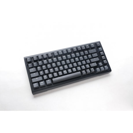 Ducky projectd tinker 75 avec qmk via clavier mécanique RVB (noir, disposition américaine (qwerty), bleu cerise mx, 75 %, LED RVB, pbt double-shot, échangeable à chaud, support de joint)